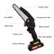 6" Handheld Cordless Chainsaw Electric Mini Chainsaw 2 Battery Chain Wood Cutter